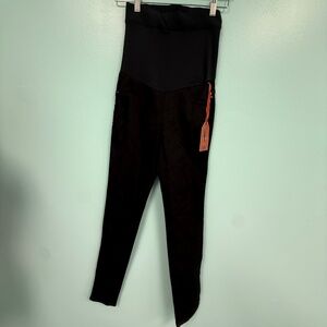 James jean twiggy external maternity in flat black distressed size 24